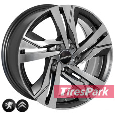 Zorat Wheels BK5543 7x16 5x108 ET38 DIA65.1 GP