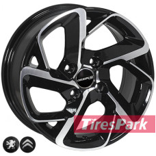 Zorat Wheels BK5714 6.5x15 4x108 ET25 DIA65.1 BP