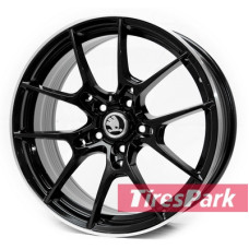 Replica Skoda KW11 7x16 5x112 ET35 DIA66.6 MBL