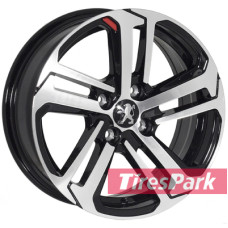 Zorat Wheels ZW-BK5447 6.5x15 4x108 ET25 DIA65.1 MB