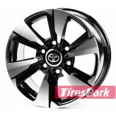 Replica TY3124 7.5x17 6x139.7 ET25 DIA106.1 BMF