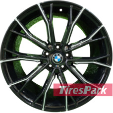 Replica BMW 768 8.5x20 5x120 ET35 DIA72.56 GBW/MS