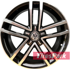 Replica 7093 7x17 5x112 ET43 DIA57.1 Black
