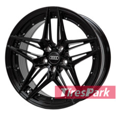 Replica Audi XF07 8x18 5x112 ET35 DIA66.6 Black