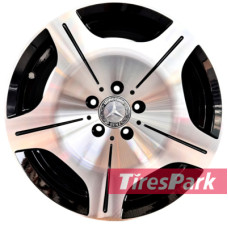 Replica CB326 7.5x17 5x112 ET35 DIA66.6 Black