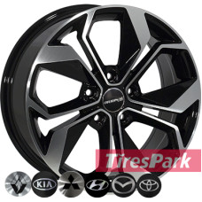 Zorat Wheels BK5168 7.5x18 5x114.3 ET51 DIA67.1 BP