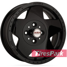 Disla Futura 5.5x13 4x98 ET5 DIA58.6 Black