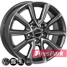 Zorat Wheels BK5344 6.5x16 5x112 ET40 DIA57.1 GP